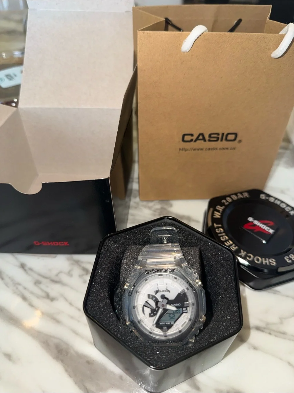 BRAND NEW Casio G-Shock Clear Watch